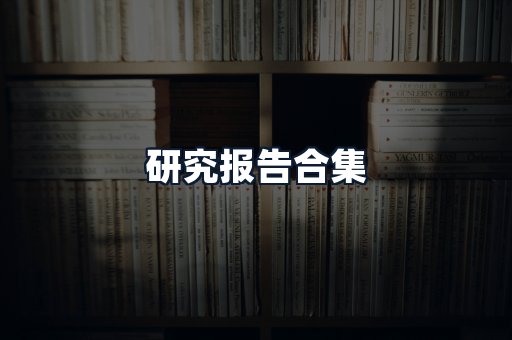 研究报告合集